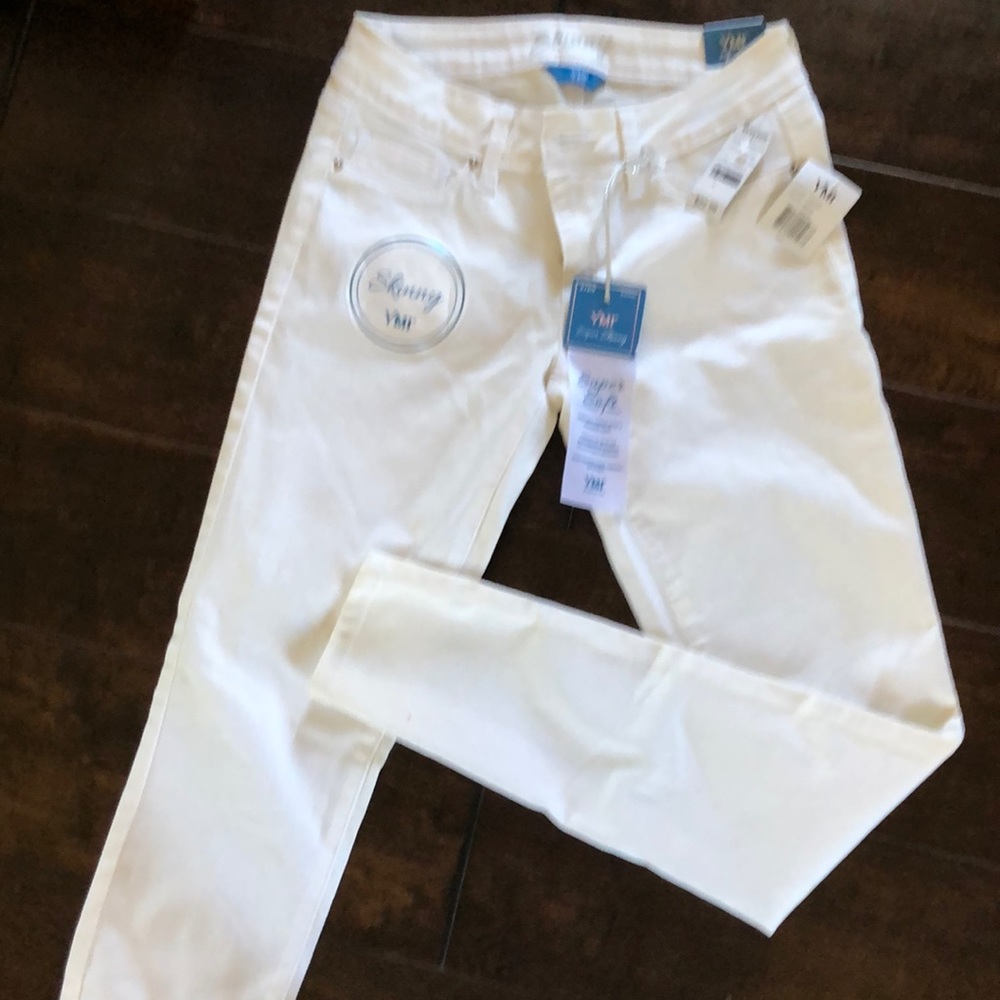 White brand new jeans